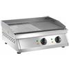 FRY TOP ELETTRICO - PIASTRA LISCIA E RIGATA - L.60 x P.50 x H.20 cm