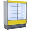 ESPOSITORE MURALE REFRIGERATO PER CARNI CON PORTE SCORREVOLI - PROFONDITÀ 80 cm