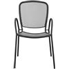 Poltroncina in metallo verniciato Modello 996