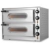 FORNO PIZZA ELETTRICO CONTROLLO MECCANICO CON 2 CAMERE 2 PIZZE