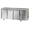 TAVOLO REFRIGERATO GN 1/1 A TEMPERATURA NORMALE CON 3 PORTE E PIANO DI LAVORO IN GRANITO
