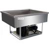 VASCA INOX REFRIGERATA DA INCASSO -5/+5° C - 4 VASCHE GN 1/1