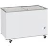 CONGELATORE A POZZETTO CON PORTE IN VETRO SCORREVOLI 400 L | 130,5 x 63,5 x H.89 cm