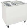 CONGELATORE A POZZETTO CON VETRI CURVI SCORREVOLI 158 L | 72,5 x 63,5 x H.87,5 cm