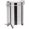 PATTUMIERA IN ACCIAIO INOX CON PEDALE