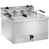 FRIGGITRICE ELETTRICA 18 LITRI CON RUBINETTO DI SCARICO