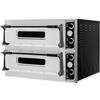 Forno pizzeria elettrico manuale 4+4 pizze 32 cm 2 camere BAS44