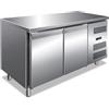 Tavolo refrigerato 2 porte +2°/+8° C | 136 x 70 x 85 cm