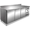 Tavolo refrigerato 3 porte con alzatina +2°/+8° C | 179,5 x 70 x 95 cm