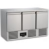 Saladette refrigerata a 3 porte +2°/+8° C | 137 x 70 x 87 cm