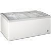 Congelatore a pozzetto con porte in vetro 450 L -22° C | 160 x 69 x 83 cm