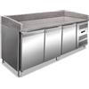 Banco pizza 3 porte con piano di lavoro in granito PK36