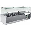 Vetrina refrigerata per ingredienti lunghezza 100 cm