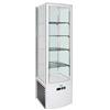 FRIGO VETRINA SU 4 LATI VENTILATO 280 LT - 51,5 x 48,5 x 185 CM