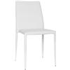 SEDIA Struttura in metallo, rivestimento in ecopelle Mod 949