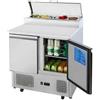 Saladette a 2 porte con portacondimenti | 90 x 70 x 95 H cm