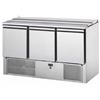 SALADETTE 3 PORTE CON COPERCHIO IN ACCIAIO INOX