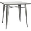 TAVOLO Struttura in metallo verniciato con vernice trasparente L80 x P80 x H76 cm Mod. 1262