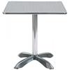 TAVOLO quadrato in acciaio inox. Mod. 093