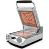 Piastra di cottura in vetroceramica trasparente SPIDOCOOK 1,5 kW | 25 x 25 cm