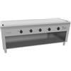 TEPPANYAKI ELETTRICA CON CANALINA PERIMETRALE - PIASTRA CROMATA