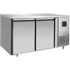 Tavolo refrigerato 2 porte -2° / +8° C | 136 x 60 x 85 H cm
