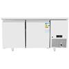 Tavolo refrigerato 2 porte per teglie 60x40 cm, -2° / +8° C, classe A | 151 x 80 x 84 H cm