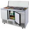 Saladette 3 porte con coperchio -2° / +8° C | 136,5 x 70 x 94 H cm