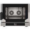 Forno elettrico Touch ventilato a convezione con vapore 4 teglie GN 1/1, apertura laterale