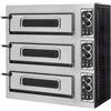 Forno elettrico manuale 3 pizze 45 cm 3 camere