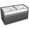 Congelatore frigo a pozzetto con vetri dritti scorrevoli -22/+10° C 402 litri M14 | 145 x 85 x 87 H cm