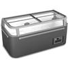 Congelatore frigo a pozzetto con vetri dritti scorrevoli -22/+10° C 523 litri M18 | 185 x 85 x 87 H cm