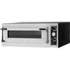 Forno elettrico pizzeria panificio 4 pizze con camera alta 27 cm e porta in vetro