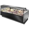 Banco frigo alimentare serie MR con vetro dritto +2°/+5° C, profondità 117.5 cm