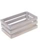 Cassetta in legno bianco cm 15 x 10 x 7