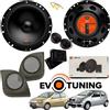 JBL Evotuning - no hertz Kit 4 Casse Altoparlanti Anteriori JBL Stage2 + Tasche e Cavi per Fiat Punto 188