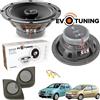 Focal Evotuning Kit 2 Casse Altoparlanti Focal ACX165 Anteriori + Kit Tasche per Fiat Punto 188