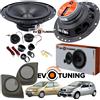Jbl Evotuning - no hertz Kit 4 Casse Altoparlanti JBL Stage1 Anteriori + Tasche e Cavi per Fiat Punto 188