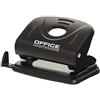 OFFICER PRODUCTS Perforatrice per prodotti per ufficio perforatrice fino a 25 fogli in metallo nero/piccoli accessori per ufficio/tipo-standard/materiale-metallo/colore-nero/taglia