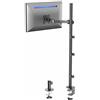 VIVO Supporto da scrivania per monitor singolo da 99 cm, altezza regolabile, inclinazione e articolazione, supporta schermi da 13 a 32 fino a 10 kg con montaggio VESA, nero, STAND-V011