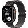 Apple Watch Ultra 3 5G 49mm Cassa Titanio Nero Cinturino Milanese Nero