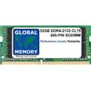 Global Memory 32GB (1x32GB) DDR4 2133MHz PC4-17000 260-PIN Memoria Sodimm Per Laptop/Notebook
