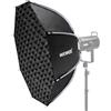 NEEWER Softbox Ottagonale 90cm, Attacco Bowens a Rilascio Rapido, NS35P | Soft Box, Griglia a Nido d'Ape, Diffusori, Borsa, per RGB CB60 CB60B CB200B MS60B MS60C MS150B S101-300W/400W Pro Vision 4 Q4