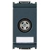 Vimar 0R16306.01 Idea Presa coassiale TV-RD-SAT, diretta, con connettore maschio. Permette il passaggio di corrente continua e segnali di controllo (24 V 500 mA max)