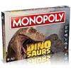 Monopoly Dinosauri gioco da tavolo, avanzamento a T Rex, Velociraptor o triceratopo e scambia la tua strada verso il successo, è un ottimo regalo per giocatori di età superiore a 8 anni