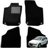 MTC Automotive Tappetini Opel Corsa C dal 2000 al 2006, Su Misura, Set 4 Pz | Tappetini auto in Moquette Nera, Set 4 Pezzi con Battitacco in Gomma Rinforzata, Anche GTC e OPC