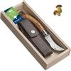 Opinel Champignons : coltello funghi (rovere) + fodero scatola regalo (France)