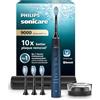 Philips Sonicare Spazzolino elettrico DiamondClean serie 9000 edizione speciale: per pulizia dei denti e igiene orale, blu scuro, 4 testine Premium Plaque C3 (modello HX9911/89)