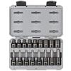 TEKTON Set di chiavi a bussola Torx da 1/2 e stella esterna, 17 pezzi (T30-T70, E10-E24) | SKT25801