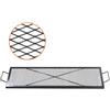 VEVOR Griglia per Barbecue in Acciaio Rettangolare 111x38cm, Portata max. 20 kg, Materiale Utensili per BBQ, Staffa a Forma di X per Barbecue Braciere, Picnic, Campeggio, Viaggio, Giardino, Cortile